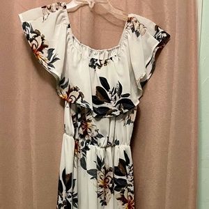 Long floral dress
